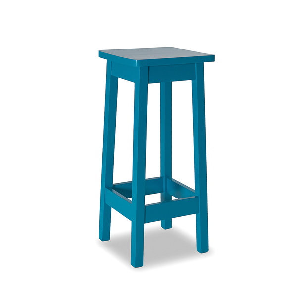 Banqueta Alta De Bar Julis Em Madeira Maciça - Pintura Laca A