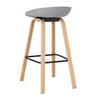 Banqueta Alta De Cozinha Cassia - Cinza