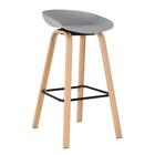 Banqueta Alta De Cozinha Cassia - Cinza
