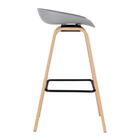 Banqueta Alta De Cozinha Cassia - Cinza