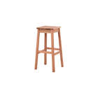 Banqueta Alta De Madeira Garden - Castanheira - Meu Móvel De