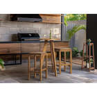 Banqueta Alta De Madeira Natu - Nozes - Meu Móvel De Madeira