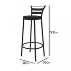 Banqueta Alta Dubai Fabone