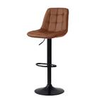 Banqueta Alta Elegance Estofada Com Base Giratória E Regulage