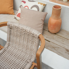 Banqueta Alta em Alumínio 95cm Amadeirado Gaia Naterial