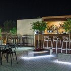 Banqueta Alta Em Polipropileno Alegra Espresso Móveis Branco