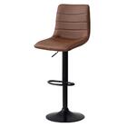 Banqueta Alta Estilo Estofada Com Base Giratória E Regulagem