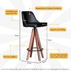 Banqueta Alta Estofada E Giratória Multimóveis Cr20280