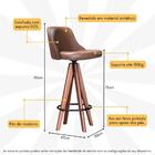 Banqueta Alta Estofada E Giratória Multimóveis Cr20280