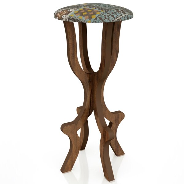 Banqueta Alta Estofada Em Mdf Ca33 Dalla Costa