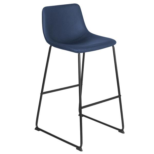 Banqueta Alta Estofada Industrial Loft Vintage Brusque