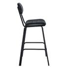 Banqueta Alta Estofada Industrial Retro Boston