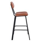 Banqueta Alta Estofada Industrial Retro Boston