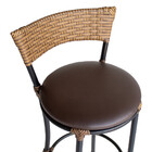 Banqueta Alta Forts Fibra Sintética Aço Carbono Acesse Móveis