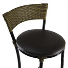 Banqueta Alta Forts Fibra Sintética Aço Carbono Acesse Móveis