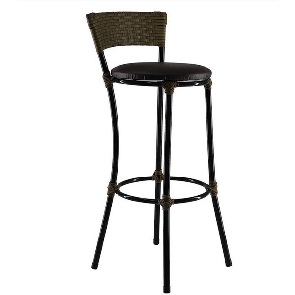 Banqueta Alta Forts Fibra Sintética Aço Carbono Acesse Móveis