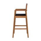 Banqueta Alta Garden Trançado Madeira - Natural Acquablock Pr