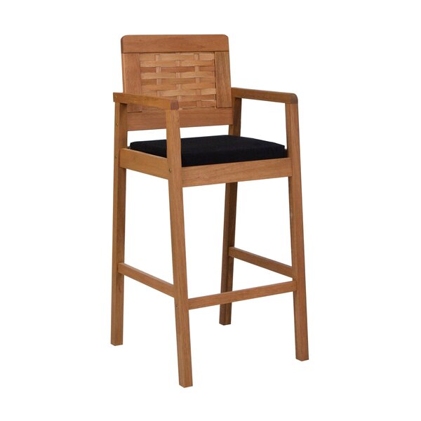 Banqueta Alta Garden Trançado Madeira - Natural Acquablock Pr