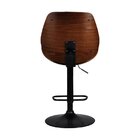 Banqueta Alta Giratória Altura Regulável Em Madeira Maciça Ve