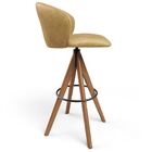 Banqueta Alta Giratória Bar Cozinha Sala De Jantar Bar Mia L0