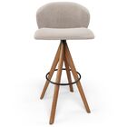 Banqueta Alta Giratória Bar Cozinha Sala De Jantar Bar Mia L0