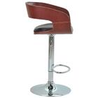 Banqueta Alta Giratória Com Encosto E Regulagem London R02 Si