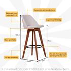 Banqueta Alta Giratória Para Cozinha Bar Multimóveis Cr20279