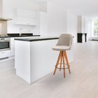 Banqueta Alta Giratória Para Cozinha Júlia Bege