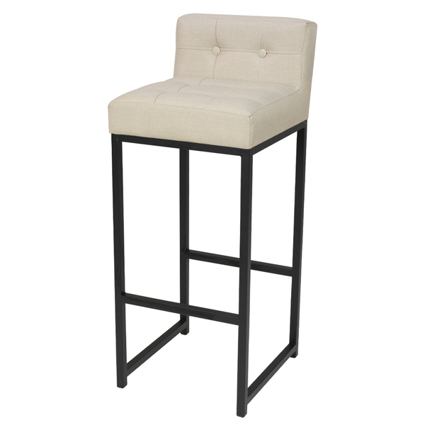 Banqueta Alta Gourmet Malibu 75cm Bistro Bar Believe Linho Ci