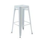 Banqueta Alta Iron Branco D'rossi