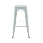 Banqueta Alta Iron Branco D'rossi