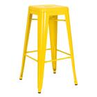 Banqueta Alta Iron Tolix - Industrial - Aço - Vintage - Amare