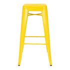 Banqueta Alta Iron Tolix - Industrial - Aço - Vintage - Amare