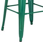 Banqueta Alta Iron Tolix - Industrial - Aço - Vintage - Verde