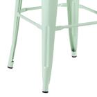 Banqueta Alta Iron Tolix - Industrial - Aço - Vintage - Verde