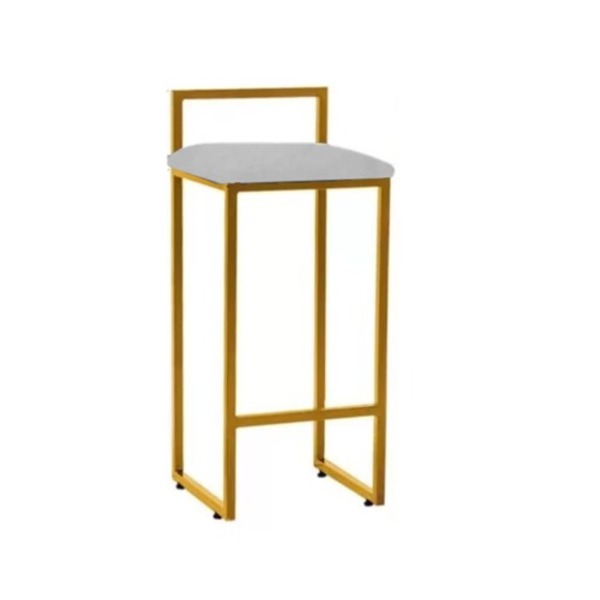 Banqueta Alta Jade Industrial Cozinha Bar Café Balcão Bistrô