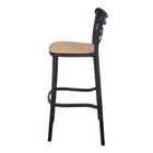 Banqueta Alta Katrina Plats Polipropileno Preto