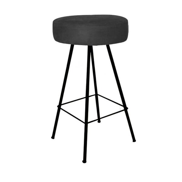 Banqueta Alta Laisa Preto Corino Preto