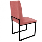 Banqueta Alta Lara Ferro Bronze Suede Amarelo