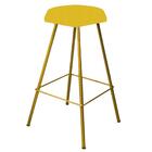 Banqueta Alta Lari Eiffel Dourado Amarelo