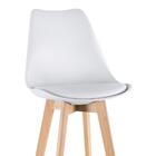 Banqueta Alta Leda - Monty - Branco