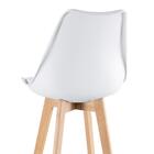 Banqueta Alta Leda - Monty - Branco