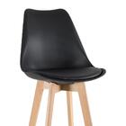 Banqueta Alta Leda - Monty - Preto