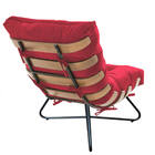 Banqueta Alta Lexi Bronze Suede Marrom