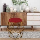 Banqueta Alta Lexi Preto Corino Bege