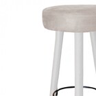 Banqueta Alta Lia Para Cozinha Bar Balcão Bistrô Pé Palito Br