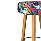 Banqueta Alta Lia Para Cozinha Bar Balcão Bistrô Pé Palito Ca