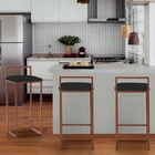 Banqueta Alta Lina Industrial Cozinha Bar Balcão Bistrô Ferro