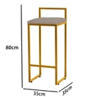 Banqueta Alta Lina Industrial Cozinha Bar Balcão Bistrô Ferro