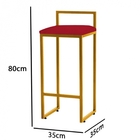 Banqueta Alta Lina Industrial Cozinha Bar Balcão Bistrô Ferro